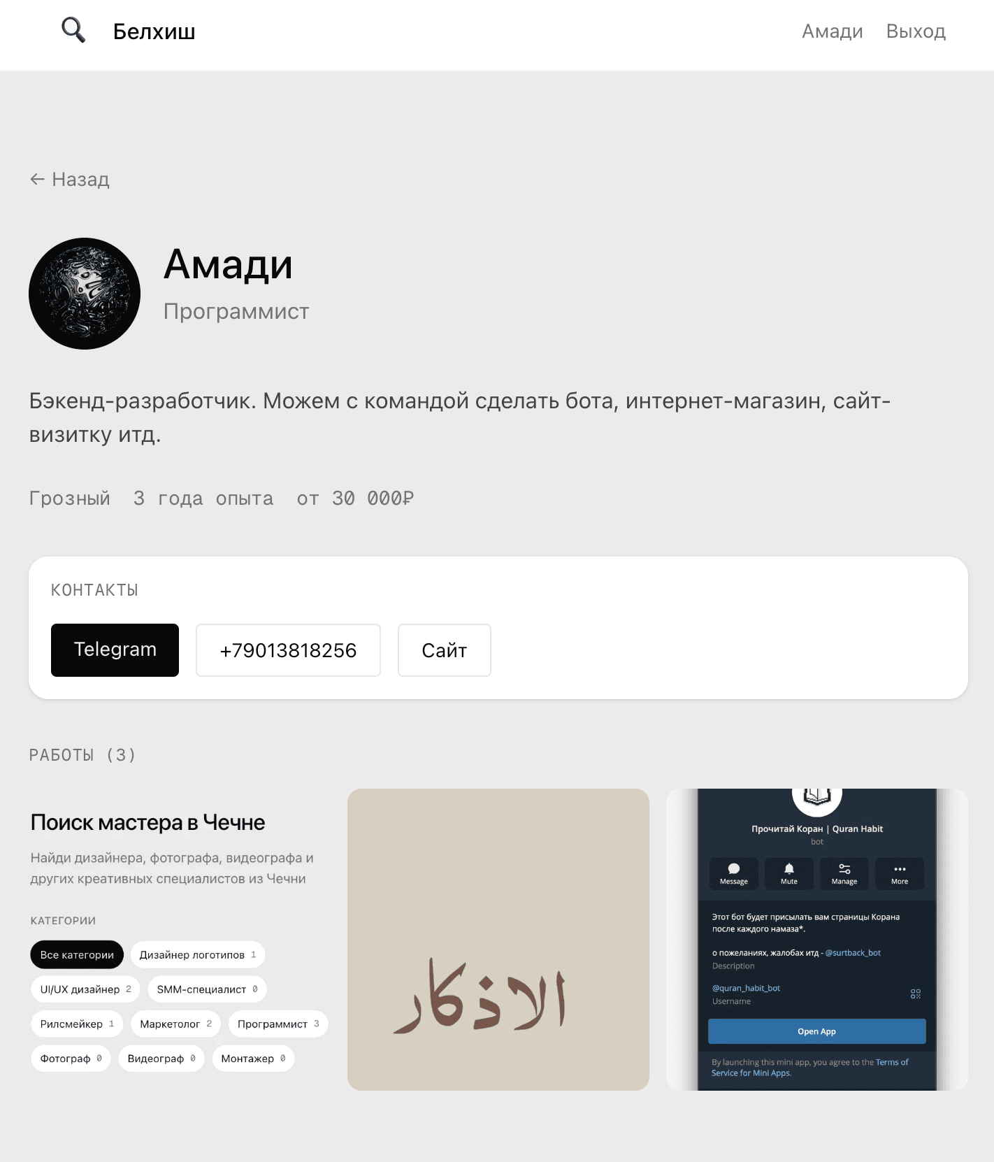 Belhish.ru — Платформа поиска специалистов - Image 2